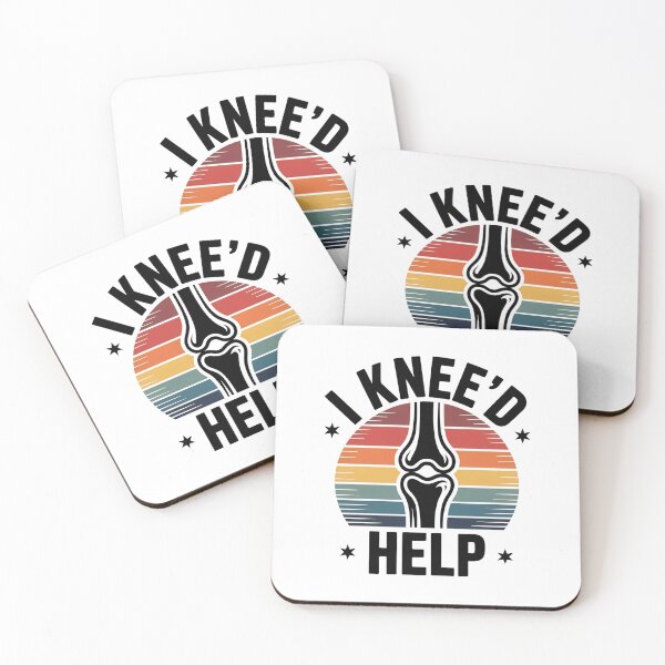 Item preview, I Knee’d Help – Funny Knee Pain & Injury Humor Sticker Design designed and sold by VividOrganica.