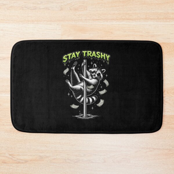 Item preview, Raccoon Stay Trashy – Pole Dancing Raccoon Illustration designed and sold by zuzzelek44.