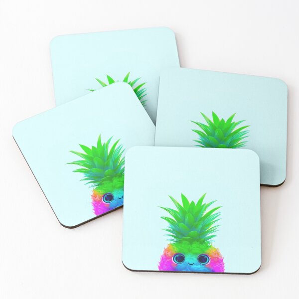 Item preview, Happy Neon Pop Pineapple designed and sold by SQSHD-Pineapple.