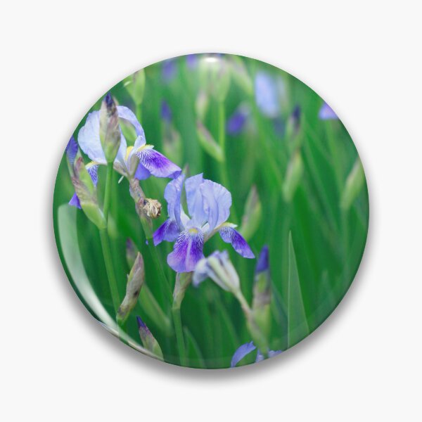 Item preview, Purple flowers on nature background designed and sold by olena2552.
