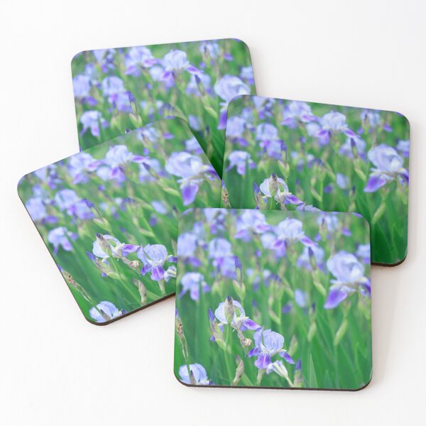 Item preview, Purple flowers on nature background designed and sold by olena2552.