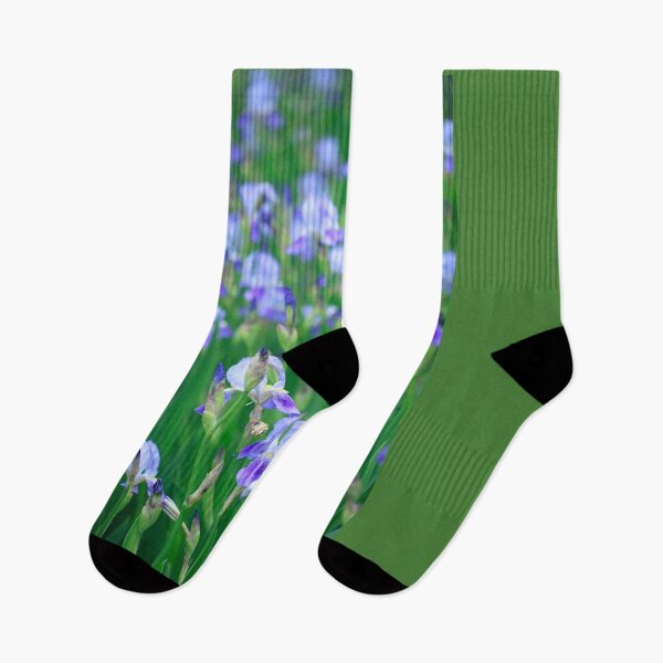 Item preview, Purple flowers on nature background designed and sold by olena2552.