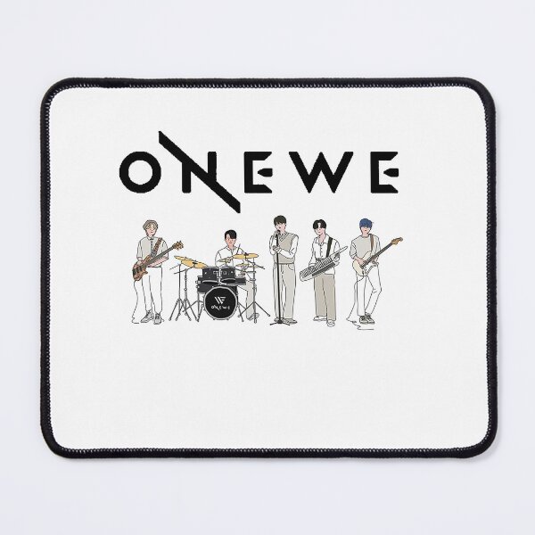 Item preview, ONEWE Band Line Art Illustration designed and sold by hangeulstudio.
