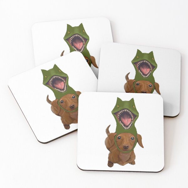 Item preview, Dino Daschund Puppy designed and sold by GillianTapping.