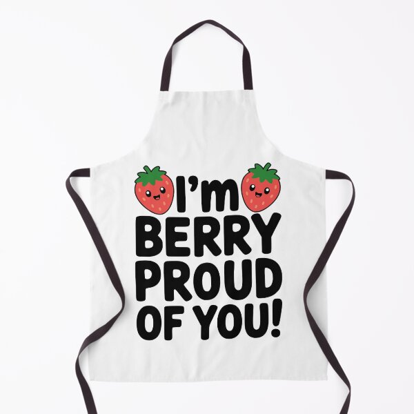 Item preview, I'm Berry Proud Of You! Cute Strawberry Pun designed and sold by PMCreative.