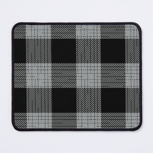 Item preview, Black Gray Flannel Twill Gingham  designed and sold by PatternTitan.