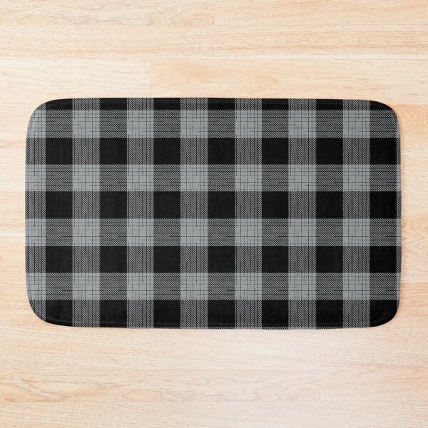 Item preview, Black Gray Flannel Twill Gingham  designed and sold by PatternTitan.
