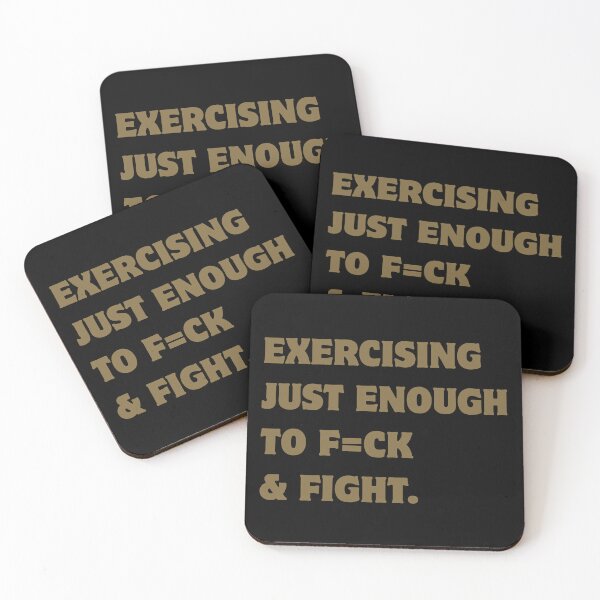 Item preview, Exercise Fuck Fight Motivation designed and sold by Valascanza.