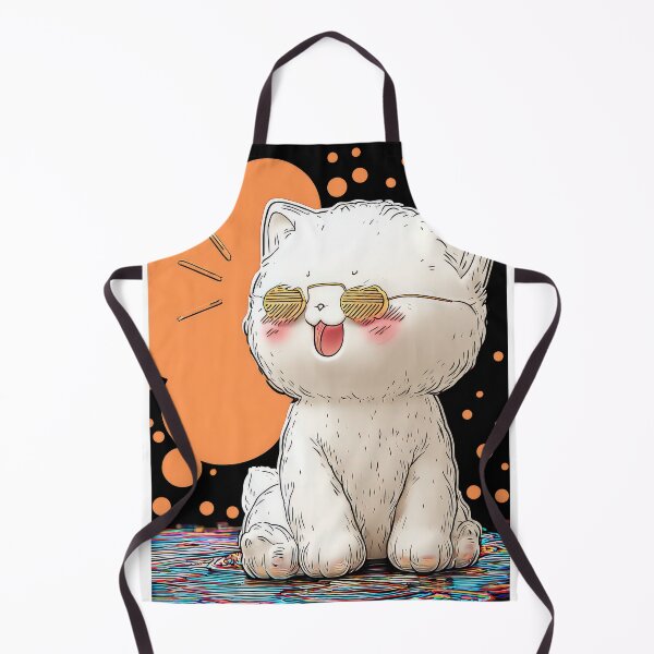 Item preview, Cute Comic Kitten with Speech Bubble Illustration designed and sold by Grafititee.