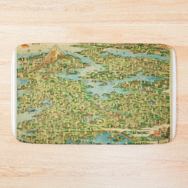 Item preview, Panoramic Map of the Tokaido Road - Vintage Hokusai Art designed and sold by Open Canvas.