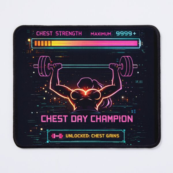 Item preview, Chest Day Champion Women Gaming - Maximum Strength Level designed and sold by ZenyxWear.