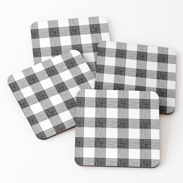 Item preview,  Black White Flannel Twill Gingham  designed and sold by PatternTitan.