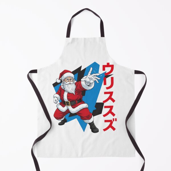 Item preview, Santa Karate Pose Anime Style - Funny Christmas Gift Shirt designed and sold by wellie-chic.