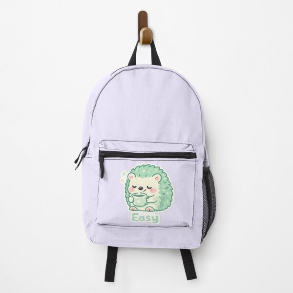 Item preview, Easy Hedgehog – Calm Cozy Reminder Quote designed and sold by Still Breathing Studio.