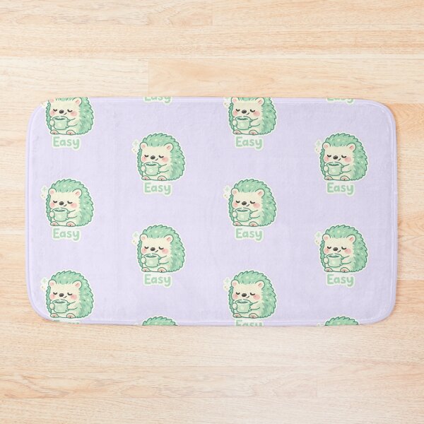 Item preview, Easy Hedgehog – Calm Cozy Reminder Quote designed and sold by Still Breathing Studio.