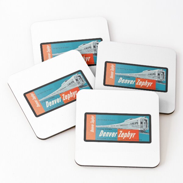Item preview, Vintage Burlington Railroad Zephyrs - Vista Dome - Denver Zephyr designed and sold by QuayTradingCo.