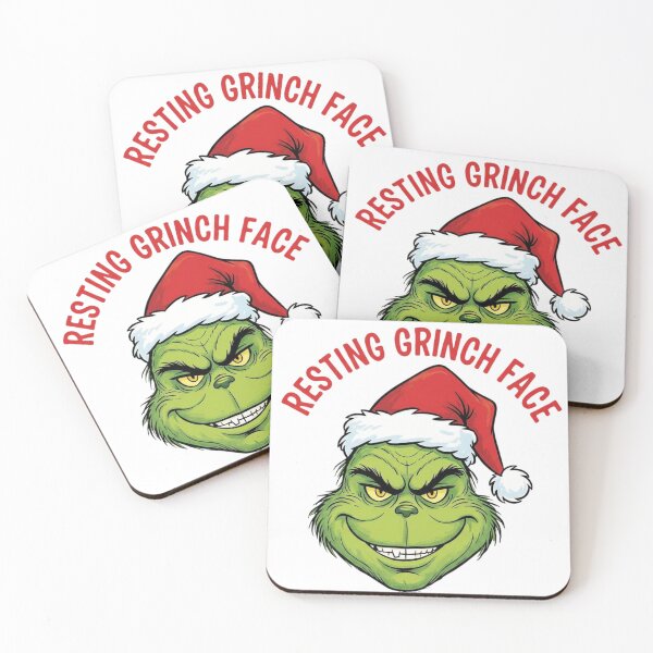 Item preview, Resting Grinch Face Santa Hat - Funny Christmas Gift designed and sold by wellie-chic.