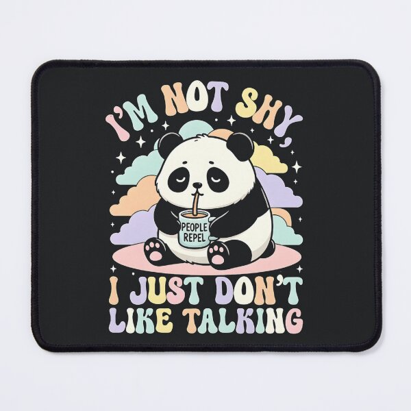 Item preview, Not Shy Just Quiet – Introvert Funny Personality Sarcastic Statement designed and sold by Taans-Creation.