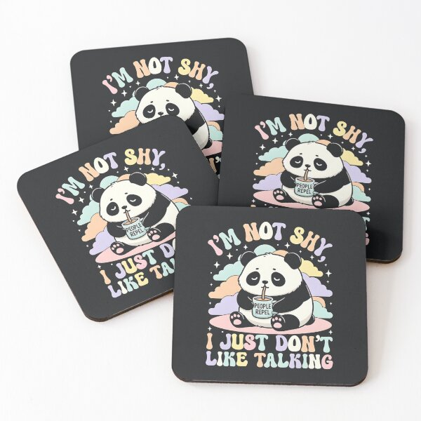 Item preview, Not Shy Just Quiet – Introvert Funny Personality Sarcastic Statement designed and sold by Taans-Creation.