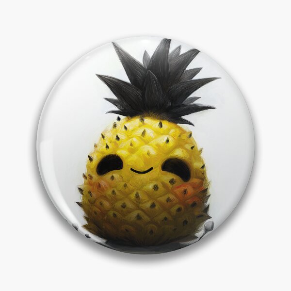 Item preview, Happy Grunge Cartoon Pineapple designed and sold by SQSHD-Pineapple.