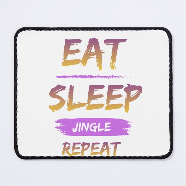 Item preview, EAT. SLEEP. JINGLE. REPEAT designed and sold by MeowMaison.