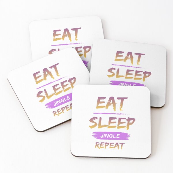 Item preview, EAT. SLEEP. JINGLE. REPEAT designed and sold by MeowMaison.