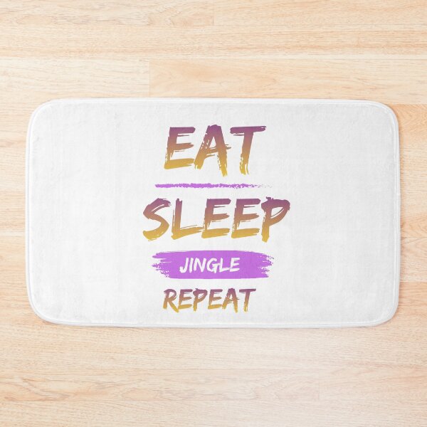 Item preview, EAT. SLEEP. JINGLE. REPEAT designed and sold by MeowMaison.
