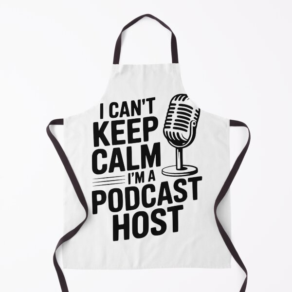 Item preview, I Can't Keep Calm I'm a Podcast Host designed and sold by Frank Ring.