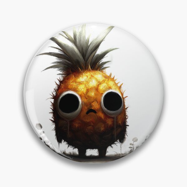 Item preview, Sad Grunge Cartoon Pineapple designed and sold by SQSHD-Pineapple.