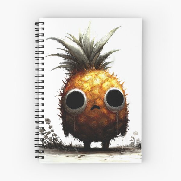 Item preview, Sad Grunge Cartoon Pineapple designed and sold by SQSHD-Pineapple.