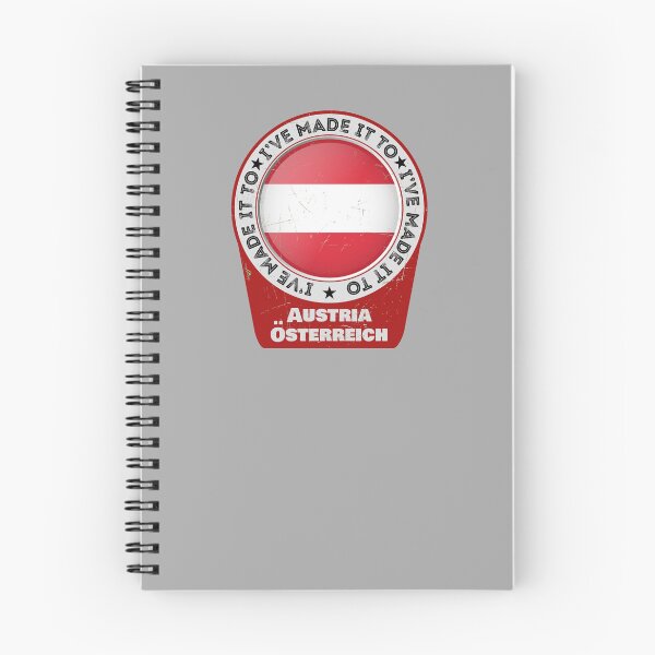Item preview, I've Made It To AUSTRIA Osterreich Flag Sticker T-Shirt 01 designed and sold by OuterShellUK.