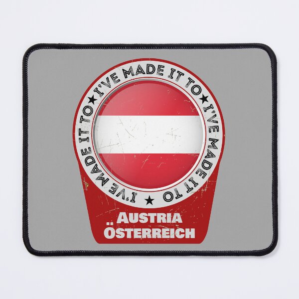 Item preview, I've Made It To AUSTRIA Osterreich Flag Sticker T-Shirt 01 designed and sold by OuterShellUK.