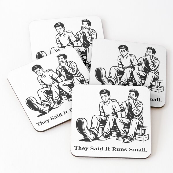 Item preview, They Said It Runs Small – Funny Gay Couple designed and sold by Elando1212.