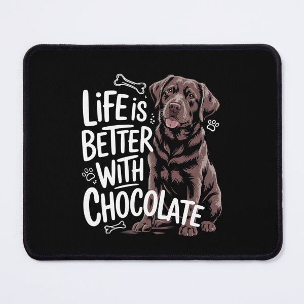 Item preview, Life Is Better Chocolate Labrador Owner Chocolate Lab Lover  designed and sold by VerseFarm.