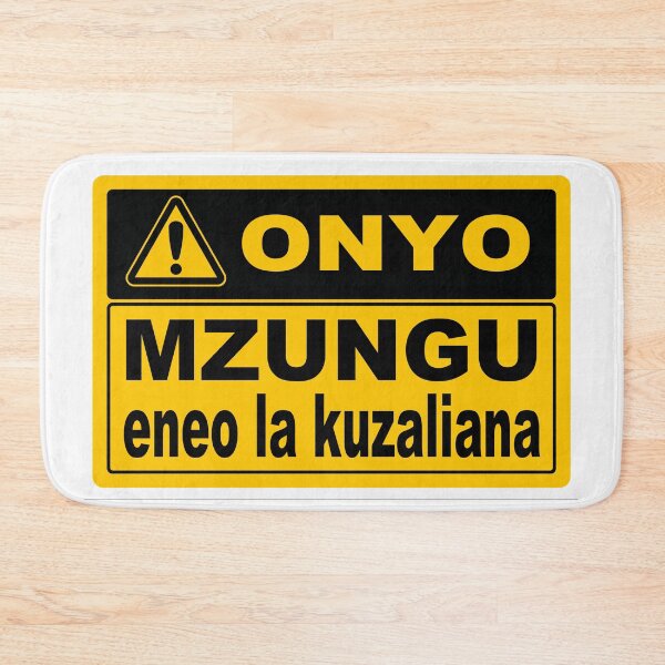 Item preview, Mzungu; Breeding Area; Swahili; designed and sold by StickerApe.