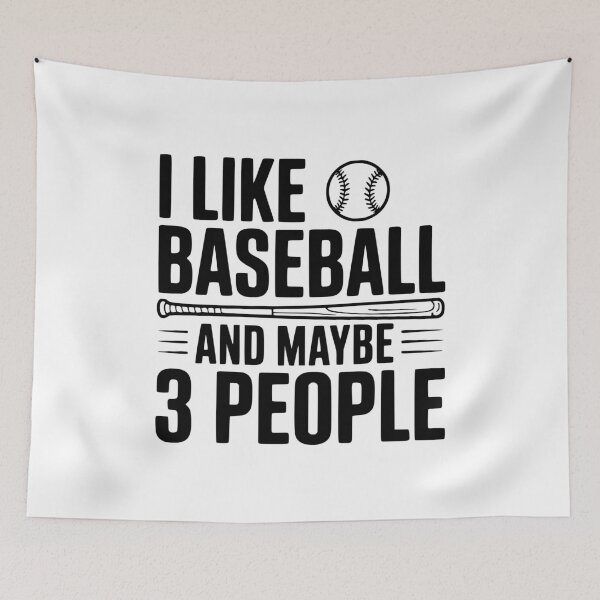 Item preview, I Like Baseball and Maybe 3 People designed and sold by Frank Ring.