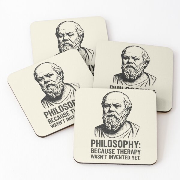 Item preview, Socrates Philosophy Shirt - Philosophy: Because Therapy Wasn’t Invented Yet.( Socrates Meme Collection). designed and sold by SaraSumi.