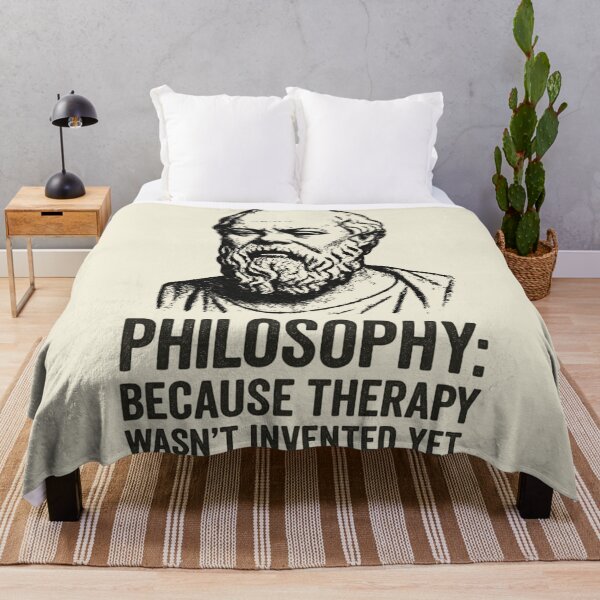 Item preview, Socrates Philosophy Shirt - Philosophy: Because Therapy Wasn’t Invented Yet.( Socrates Meme Collection). designed and sold by SaraSumi.