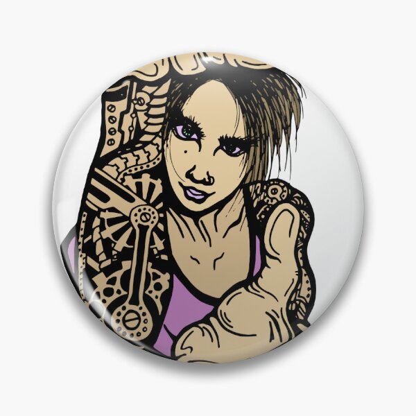 Item preview, Tattooed Woman Holding up Hands designed and sold by Hellegant Designs.
