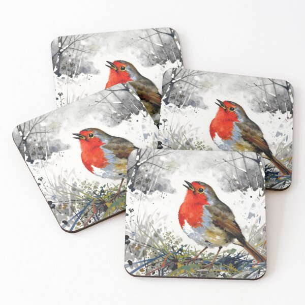 Item preview, Red bird Robin designed and sold by nataliakuruch.