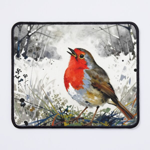 Item preview, Red bird Robin designed and sold by nataliakuruch.