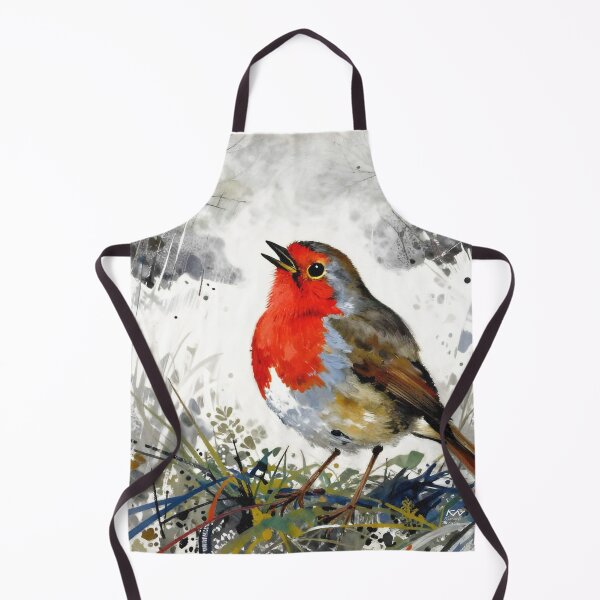 Item preview, Red bird Robin designed and sold by nataliakuruch.