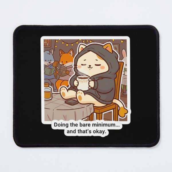 Item preview, Cute Mochi Paw: Bare Minimum Cat Sticker / Cozy Introvert Aesthetic designed and sold by MT-Hub | Art for Every Soul.