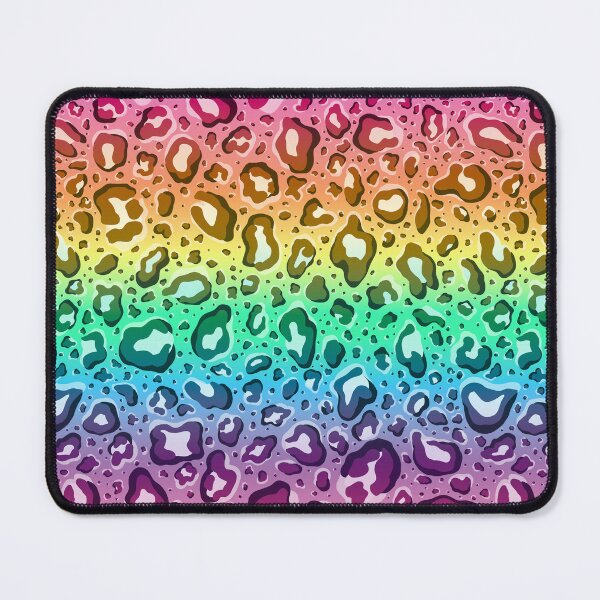 Item preview, Rainbow Gradiant With Rainbow Pastel Cheetah Leopard Print designed and sold by Goolsby-Designs.