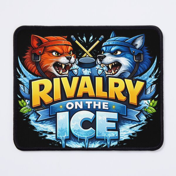 Item preview, Rivalry on the Ice Hockey Design | Intense Winter Sports Battle Fan Art designed and sold by MGK22.