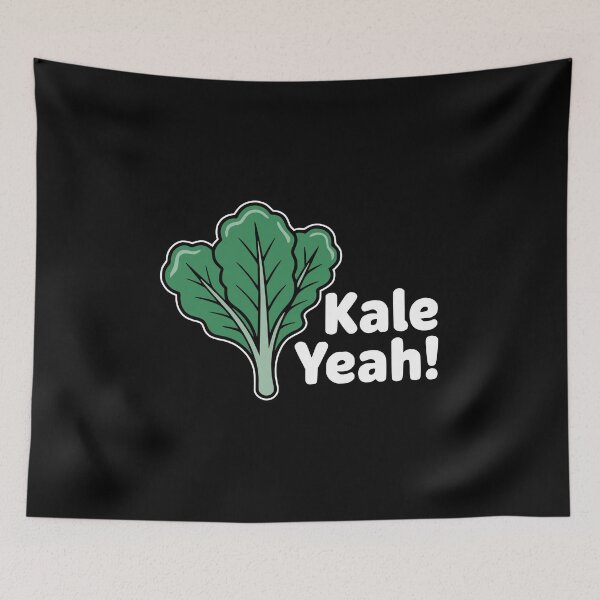 Item preview, Kale Yeah! Funny Vegetable Pun designed and sold by PMCreative.