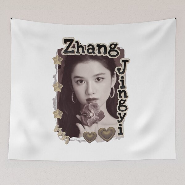Item preview, Zhang Jingyi (张婧仪) Chinese Actress Art Chinese Celebrity Illustration Scrapbook Collage Cozy Y2K Vintage Design designed and sold by HELL0WBELLO.