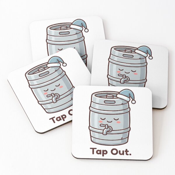 Item preview, Funny Tap Out Sleeping Beer Keg designed and sold by k3rstman1.