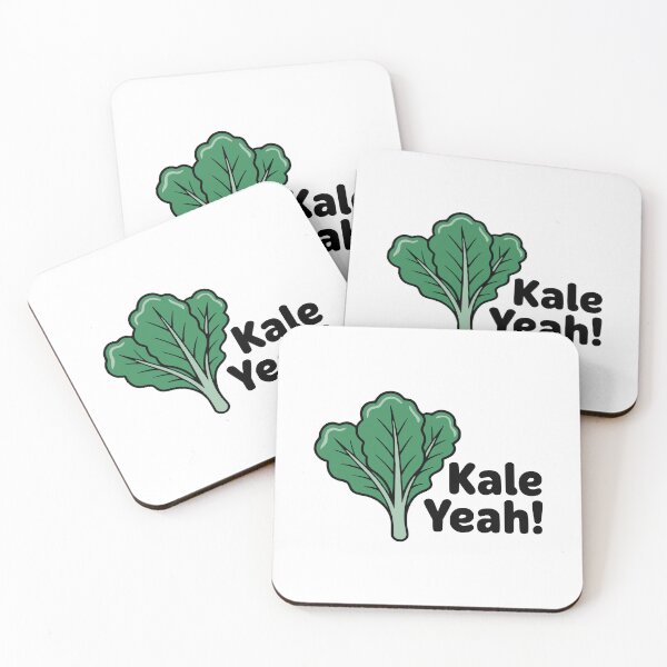 Item preview, Kale Yeah! Cute Vegetable Pun designed and sold by PMCreative.