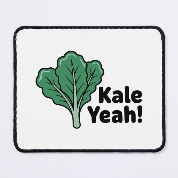 Item preview, Kale Yeah! Cute Vegetable Pun designed and sold by PMCreative.